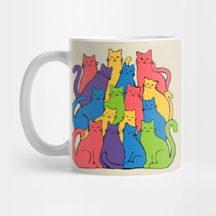 rainbow cats Mug